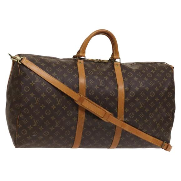 LOUIS VUITTON Monogram Keepall Bandouliere 60 Boston Bag M41412 - Picture 1 of 16